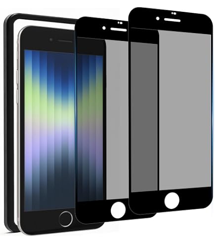 Amazon | 【覗き見防止】 iPhoneSE2 用 iPhoneSE3 用 ガラスフィルム